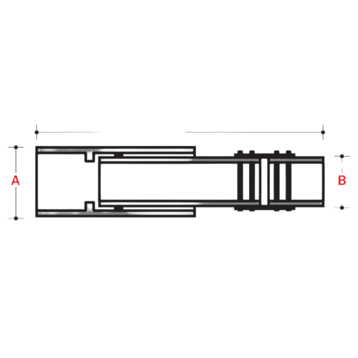 Fiberglass ALIGNMENT / EXPANSION FITTING WITH O-RING (XW) | Utility Pipe Supply