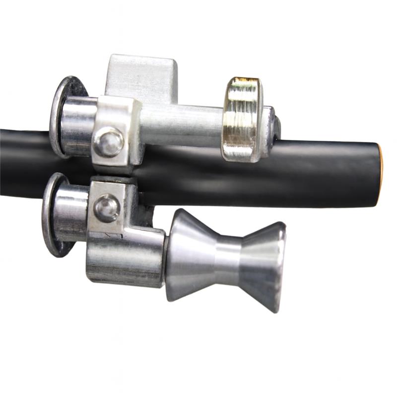 Adjustable depth outer jacket stripping pliers for dual-cut cable, designed for precise wire insulation removal.