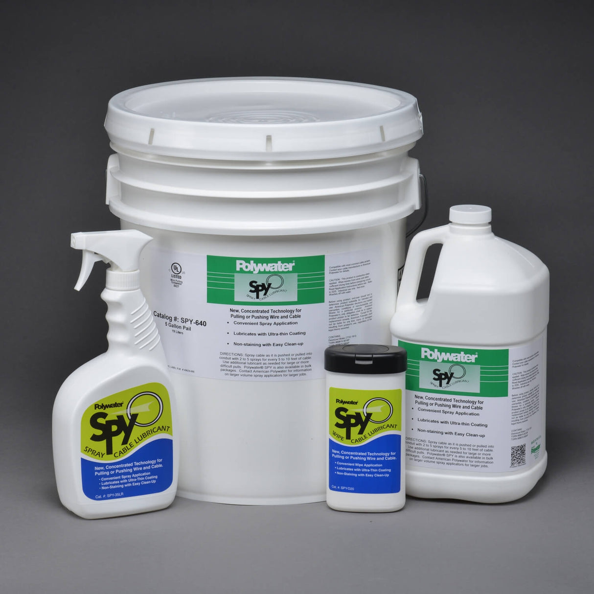 Polywater SPY Sprayable Cable Pulling Lubricant | Utility Pipe Supply