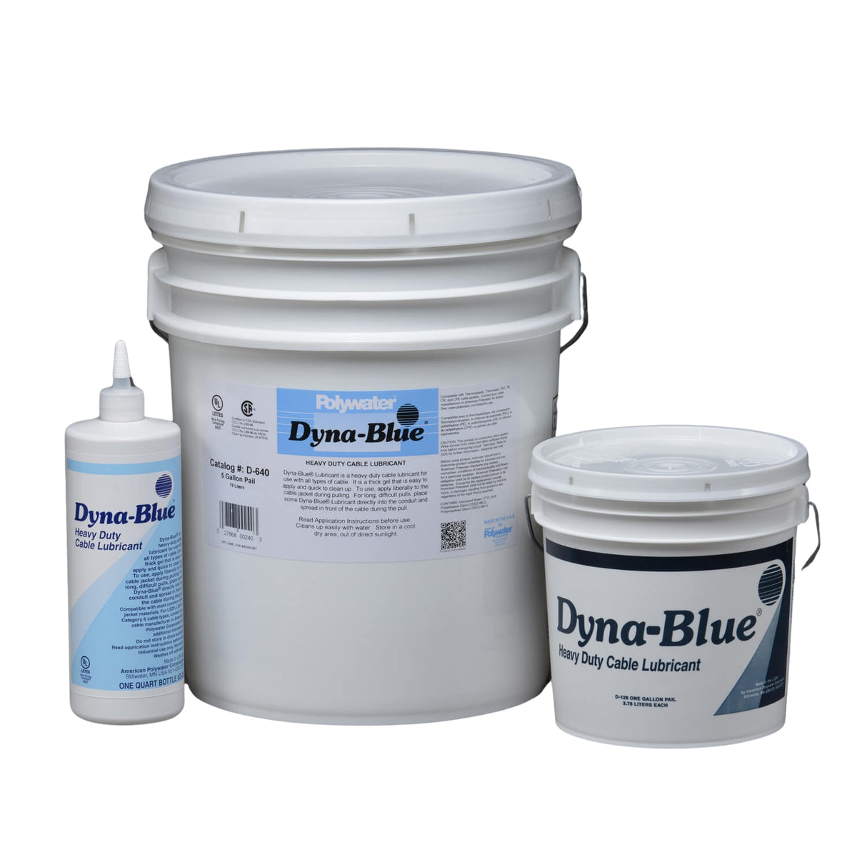 Polywater Dyna-Blue Thick-Gel Cable Lubricant | Utility Pipe Supply