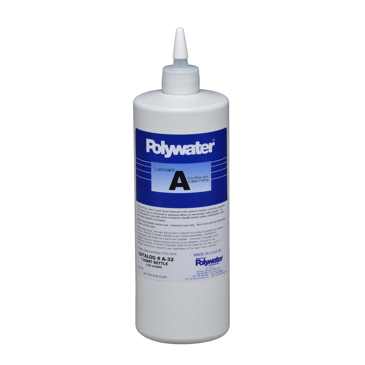 Polywater Lubricant A – Variety Of Sizes | Utility Pipe Supply