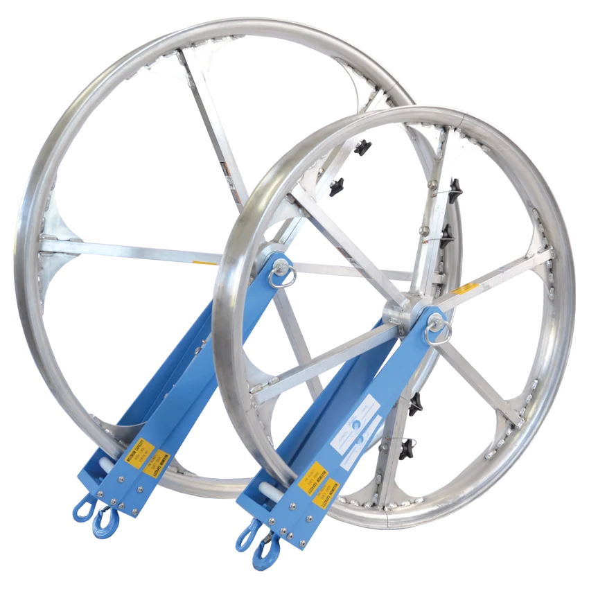 36" & 45" Diameter Split Sheaves for Efficient Cable Management Split Sheave w/Hanger Brackets | Utility Pipe Supply