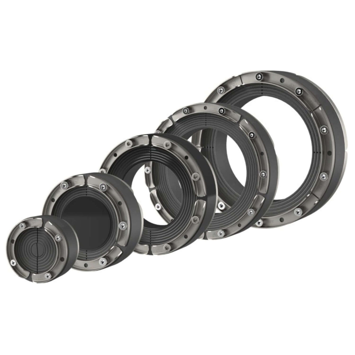 MEC Seal | Stainless Steel & EPDM (NBR) Super Segmented Opening | Utility Pipe Supply