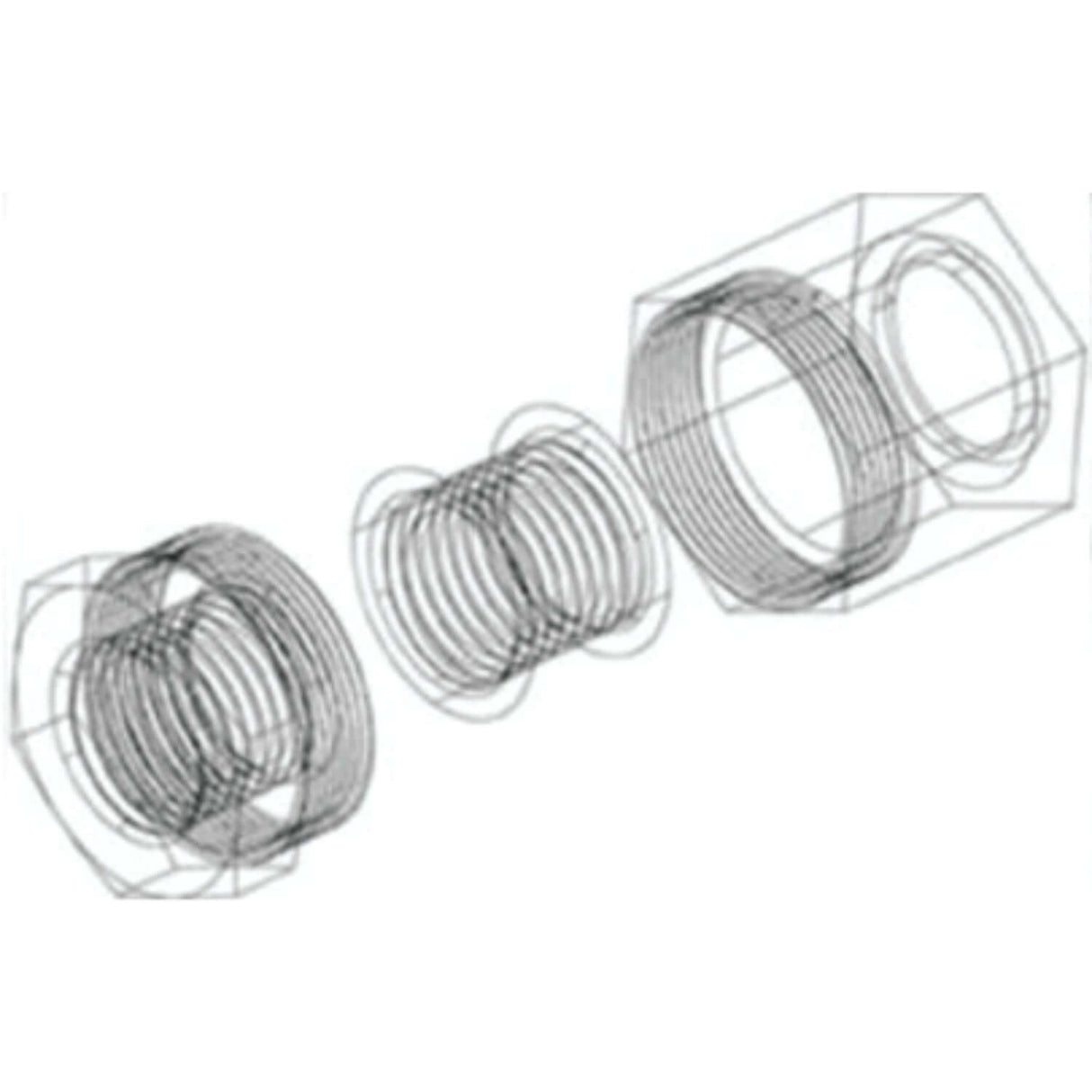 Stainless Steel 3 Piece Couplings | Utility Pipe Supply