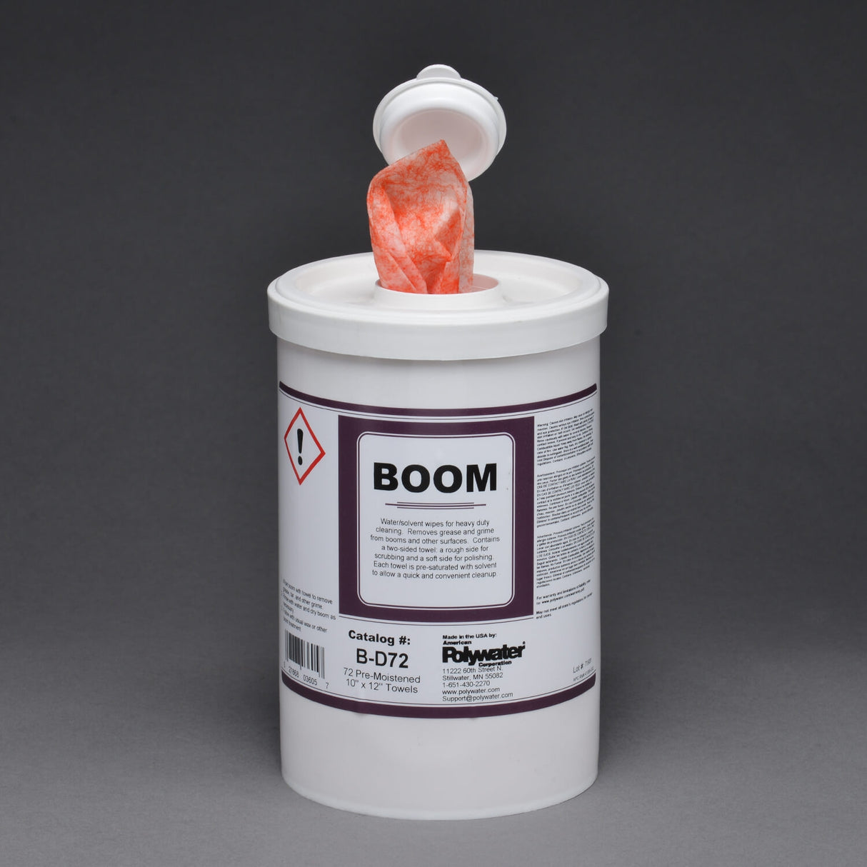 Polywater BOOM Prewash Wipes | Utility Pipe Supply