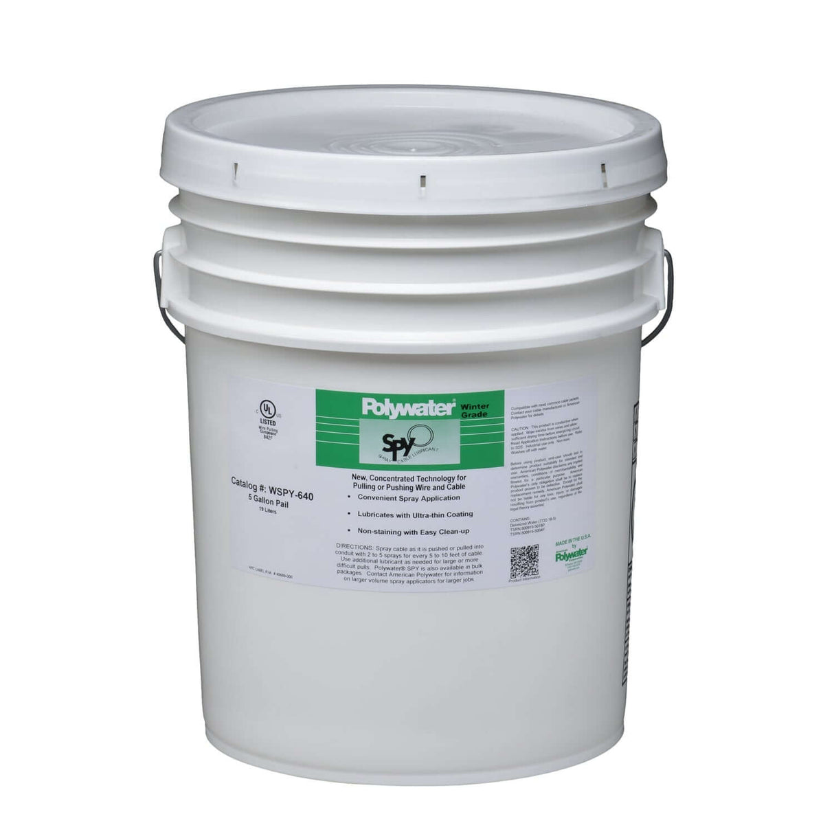 Polywater SPY Lubricant | Cable Pulling | Winter Grade | Utility Pipe Supply