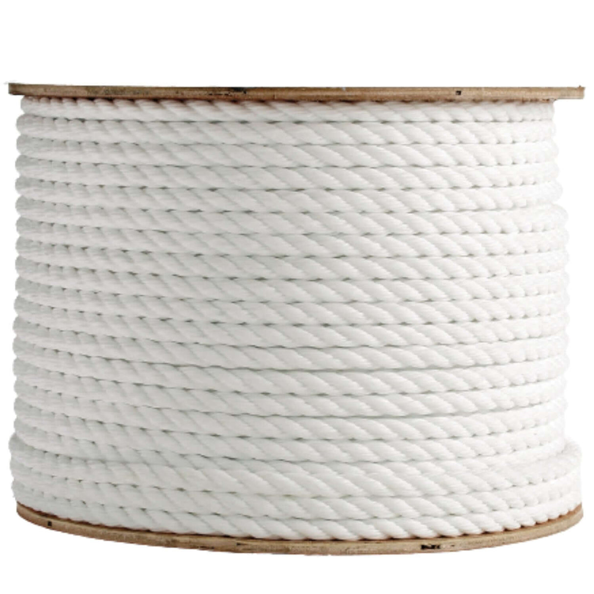 3 Strand Twisted White Polypropylene Rope | Utility Pipe Supply