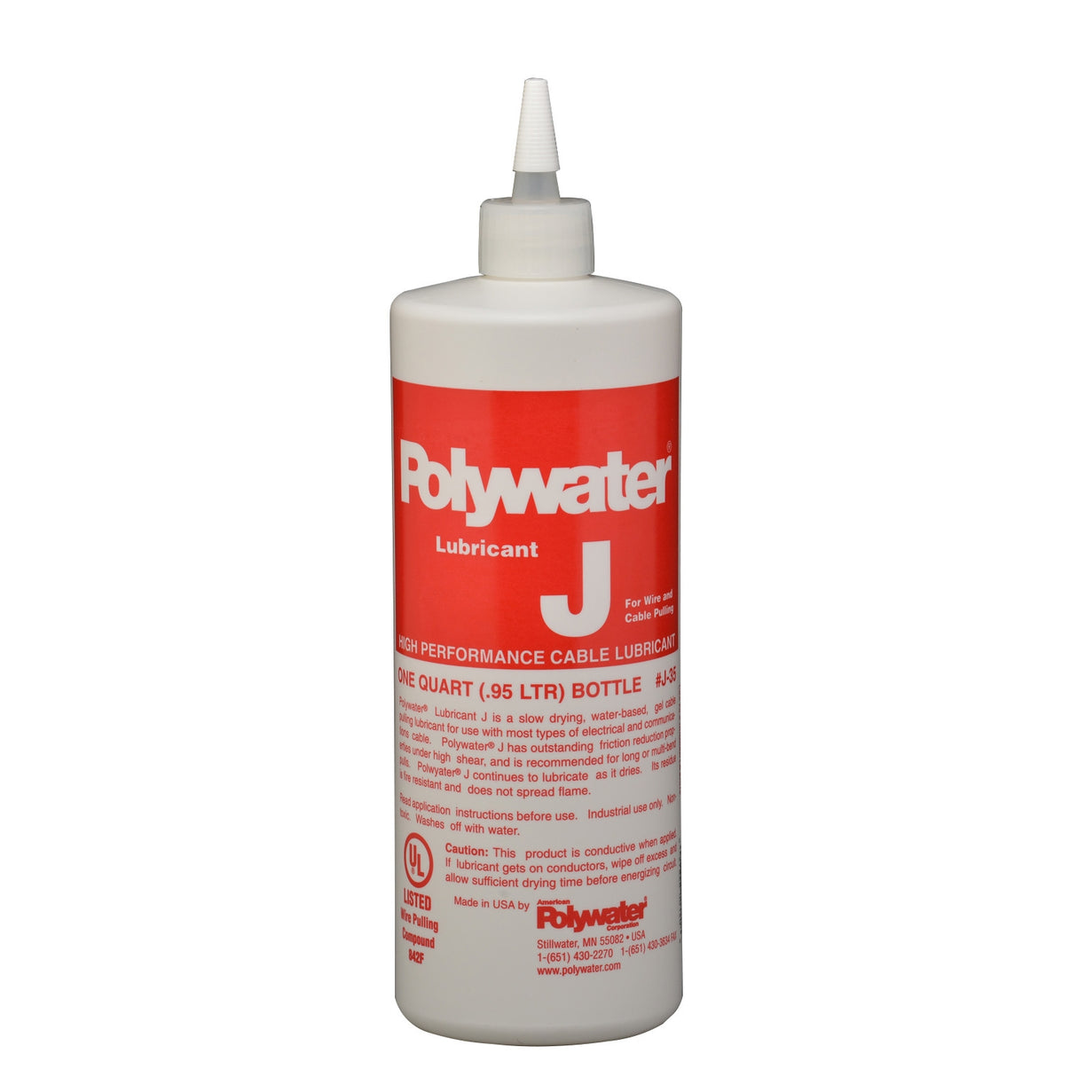 Polywater Lubricant J – High-Performance Cable Lubricant | Utility Pipe Supply