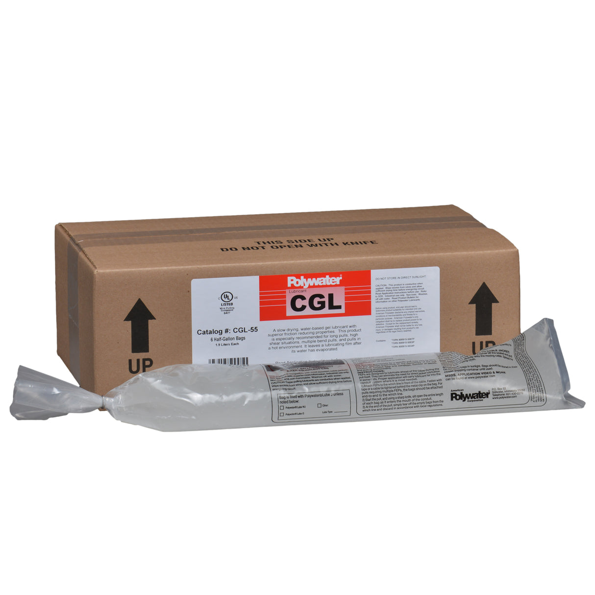 Polywater CGL Cable Pulling Gel Lubricant – High-Performance, Low-Friction Formula | Utility Pipe Supply