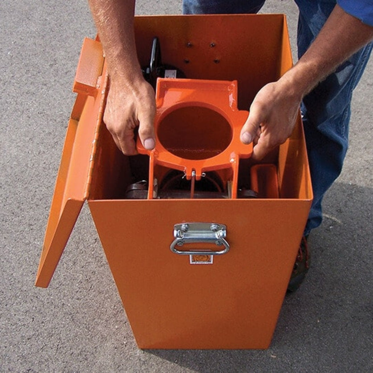 Wheeled Storage Case With Pull Handle | Utility Pipe Supply