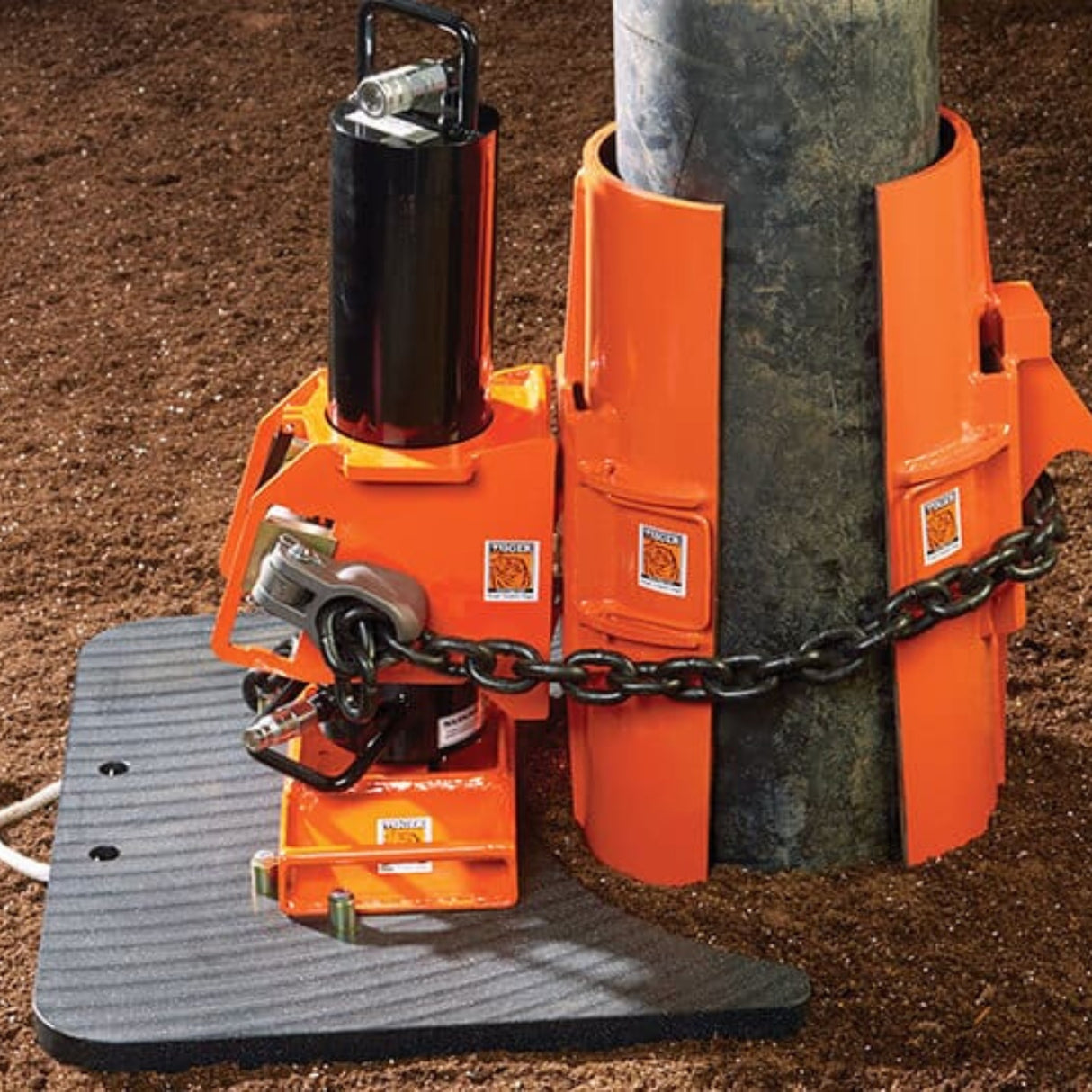 Steel Pole Puller Clamshell | Utility Pipe Supply