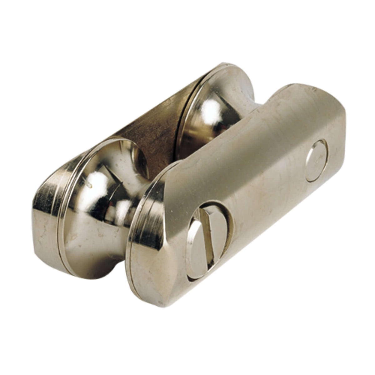 Condux stainless steel rope-to-rope grip clevis with 10,000 lb load capacity