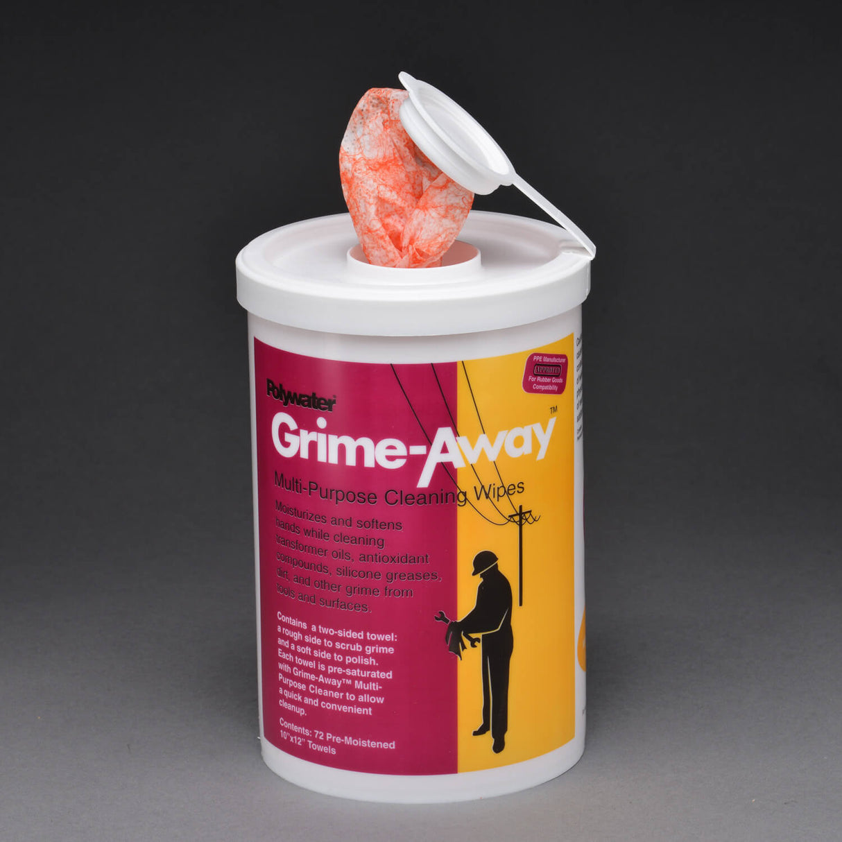 Polywater Grime-Away Cleaning Wipes | Utility Pipe Supply