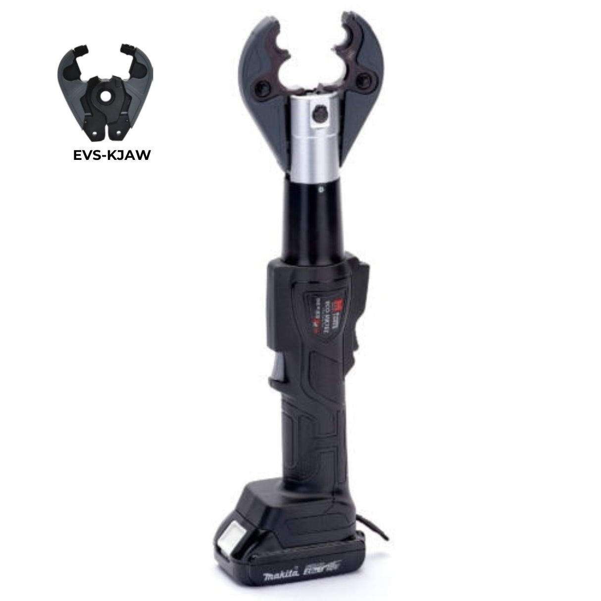 6 TON INLINE COMPRESSION TOOL—WITH CHANGEABLE HEADS | MAKITA CHARGER | Utility Pipe Supply