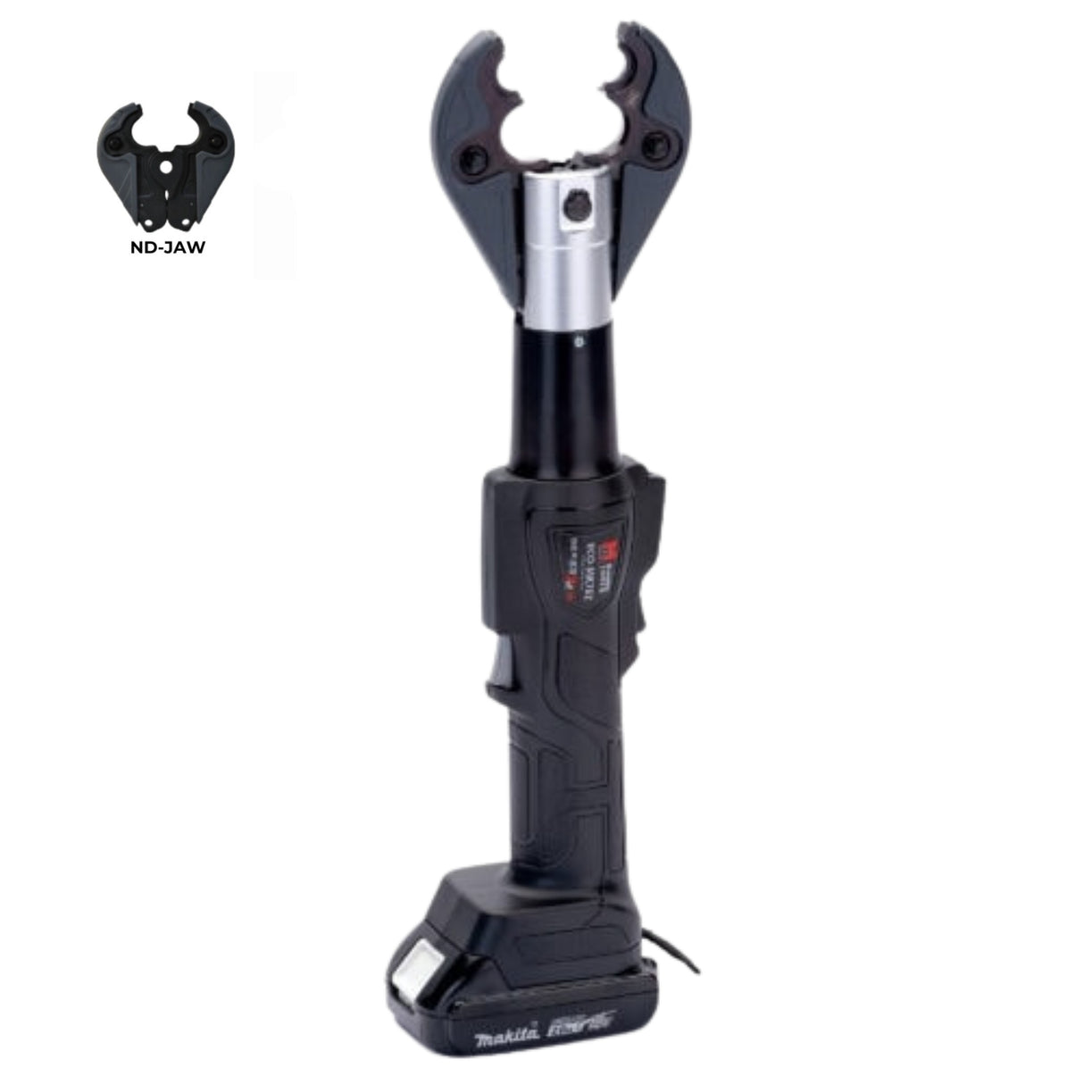 6 TON INLINE COMPRESSION TOOL—WITH CHANGEABLE HEADS | MAKITA CHARGER | Utility Pipe Supply