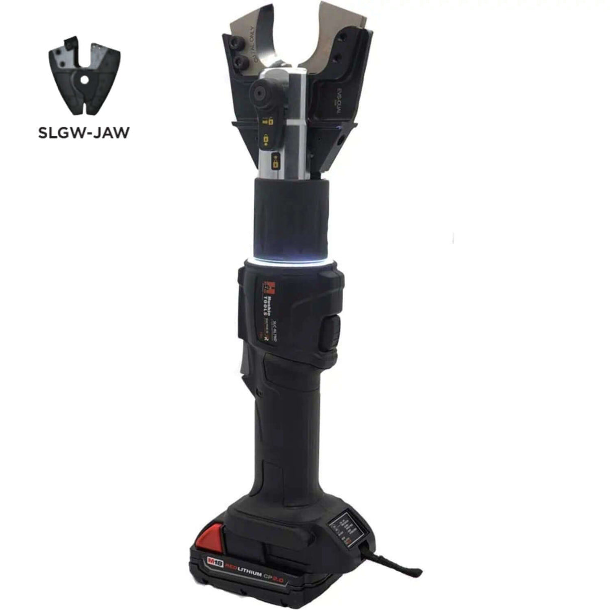 6 TON INLINE CUTTING TOOL KIT WITH CU/AL JAW & LED LIGHT RING | FITS MILWAUKEE | Utility Pipe Supply