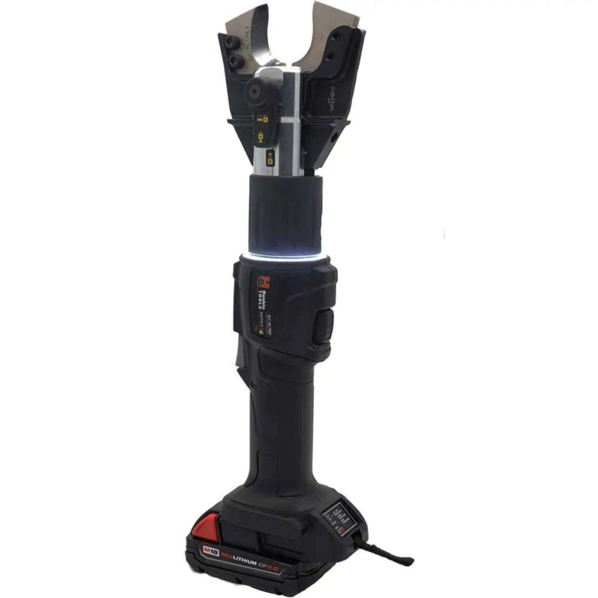 6 TON INLINE CUTTING TOOL KIT WITH CU/AL JAW & LED LIGHT RING | FITS MILWAUKEE | Utility Pipe Supply