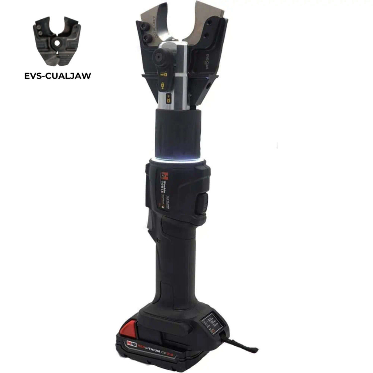 6 TON INLINE CUTTING TOOL KIT WITH CU/AL JAW & LED LIGHT RING | FITS MILWAUKEE | Utility Pipe Supply