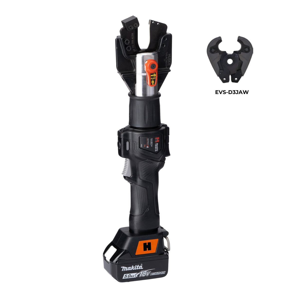 SLA 6 TON INLINE CRIMPING & CUTTING TOOL WITH INTERCHANGEABLE JAWS | FITS MAKITA | Utility Pipe Supply