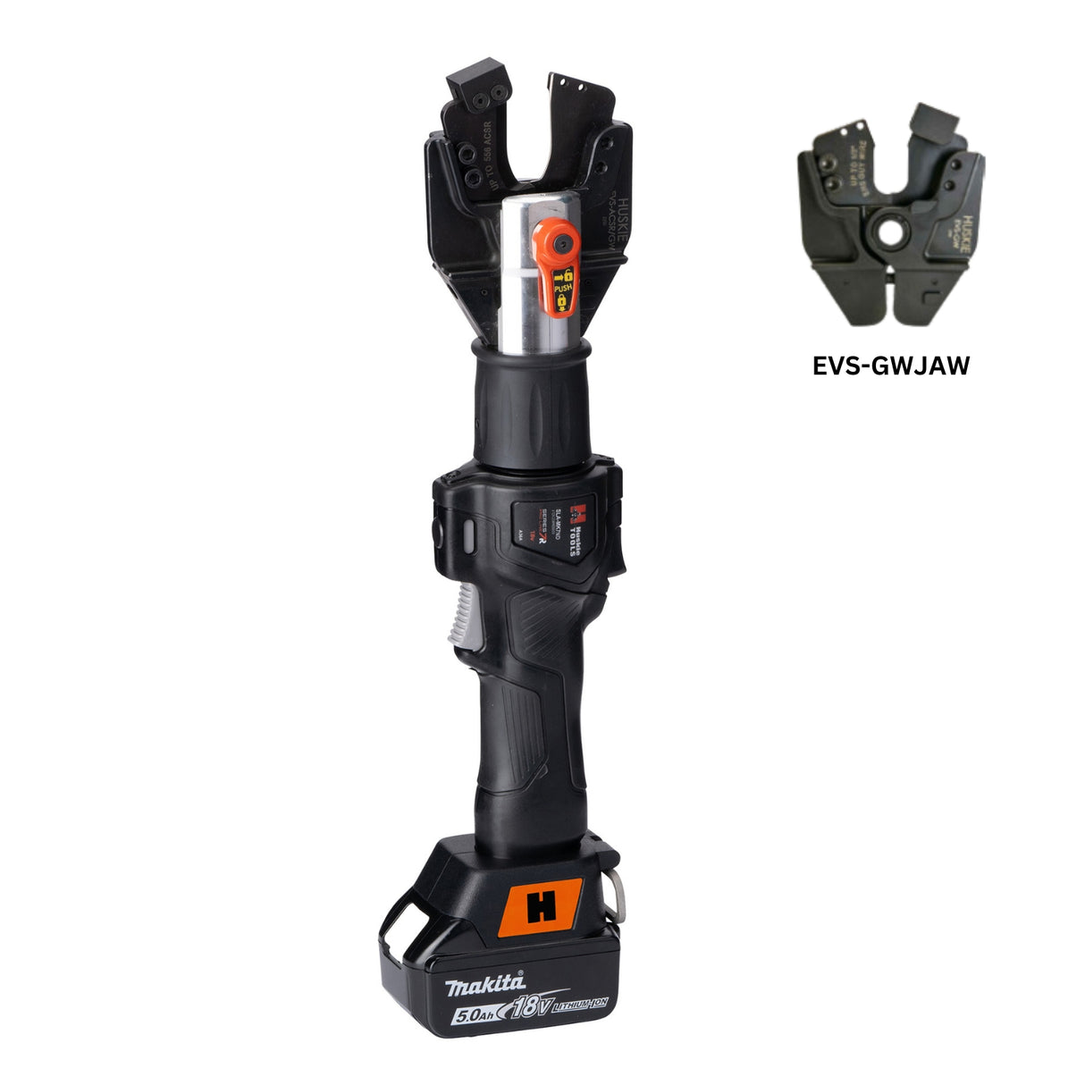 SLA 6 TON INLINE CRIMPING & CUTTING TOOL WITH INTERCHANGEABLE JAWS | FITS MAKITA | Utility Pipe Supply