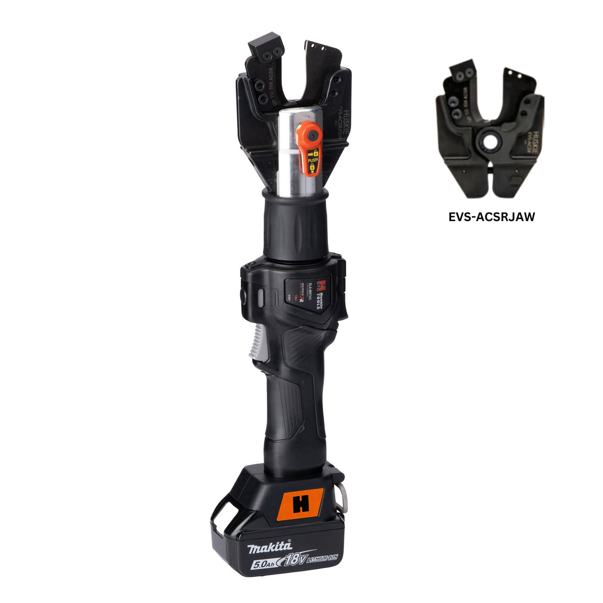 SLA 6 TON INLINE CRIMPING & CUTTING TOOL WITH INTERCHANGEABLE JAWS | FITS MAKITA | Utility Pipe Supply