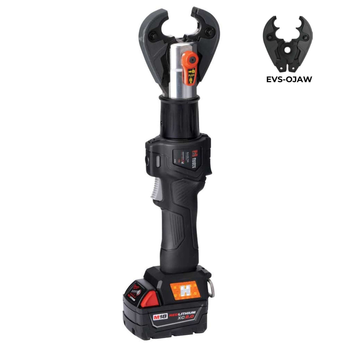 SLA 6 TON INLINE CRIMPING & CUTTING TOOL WITH INTERCHANGEABLE JAWS | MILWAUKEE | Utility Pipe Supply