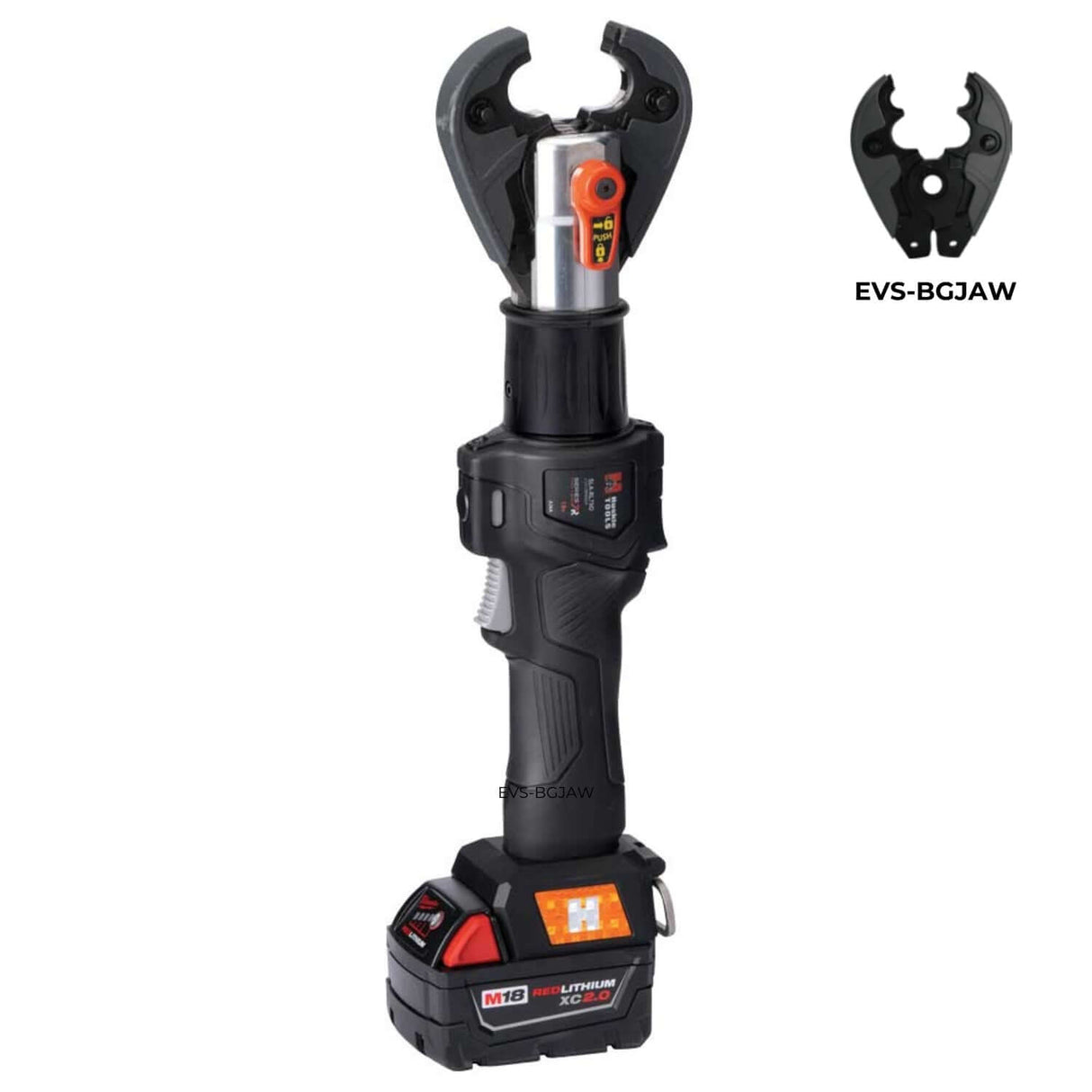 SLA 6 TON INLINE CRIMPING & CUTTING TOOL WITH INTERCHANGEABLE JAWS | MILWAUKEE | Utility Pipe Supply