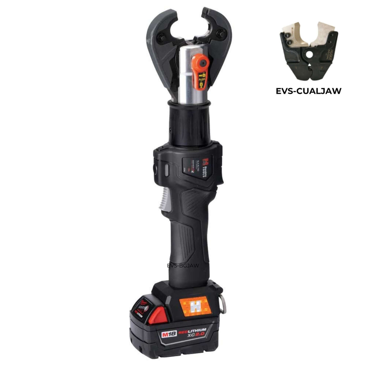 SLA 6 TON INLINE CRIMPING & CUTTING TOOL WITH INTERCHANGEABLE JAWS | MILWAUKEE | Utility Pipe Supply