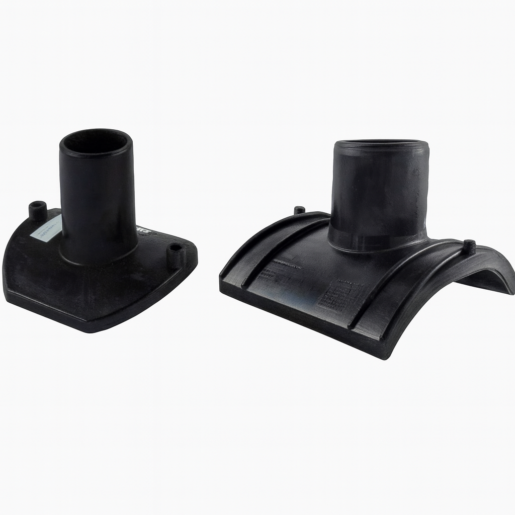 Electrofusion branch saddles for HDPE pipe — molded Integrity Fusion saddles with IPS outlets