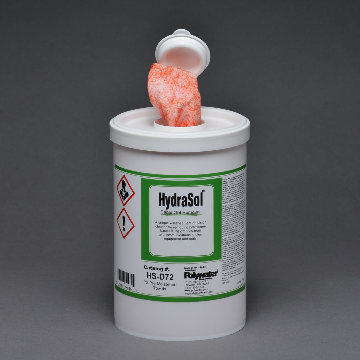 Polywater HydraSol Cable Gel Remover | Utility Pipe Supply