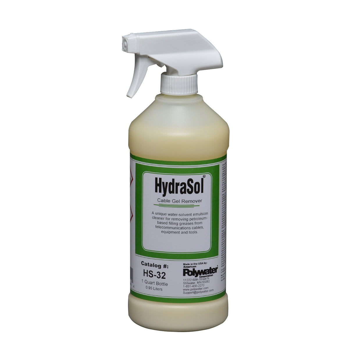 Polywater HydraSol Cable Gel Remover | Utility Pipe Supply
