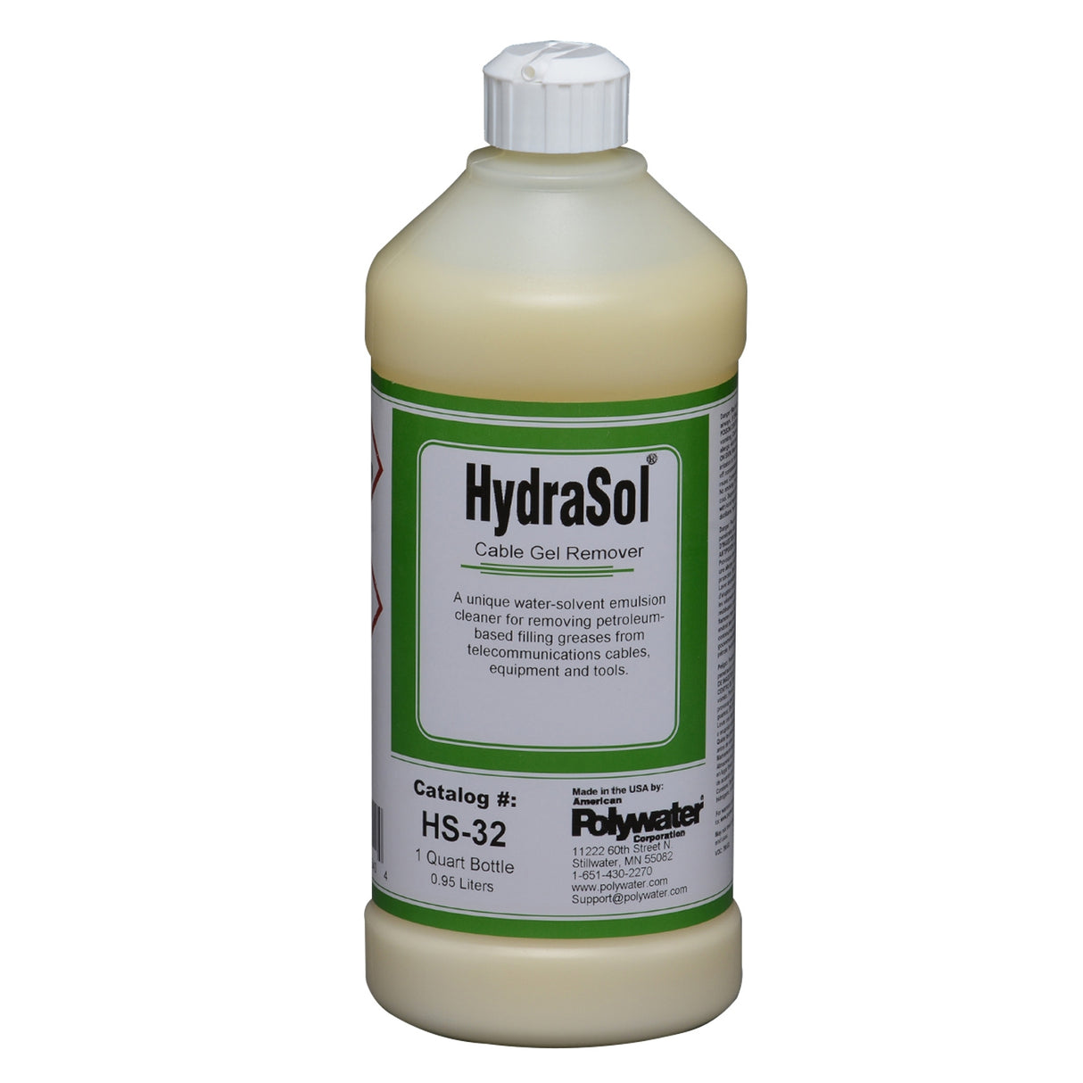 Polywater HydraSol Cable Gel Remover | Utility Pipe Supply