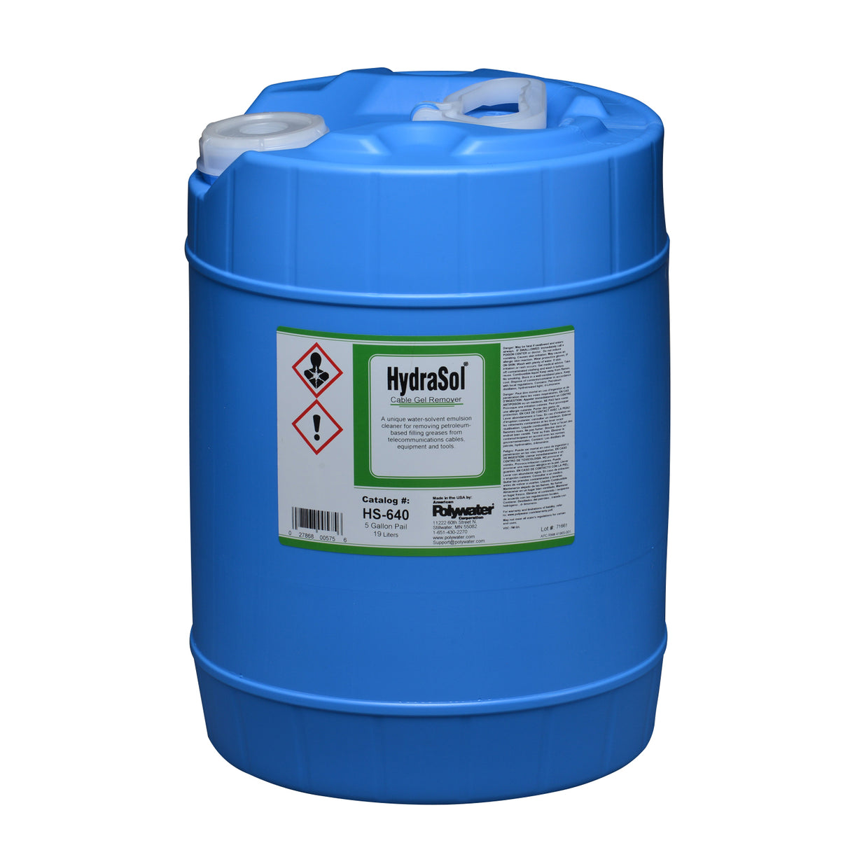 Polywater HydraSol Cable Gel Remover | Utility Pipe Supply