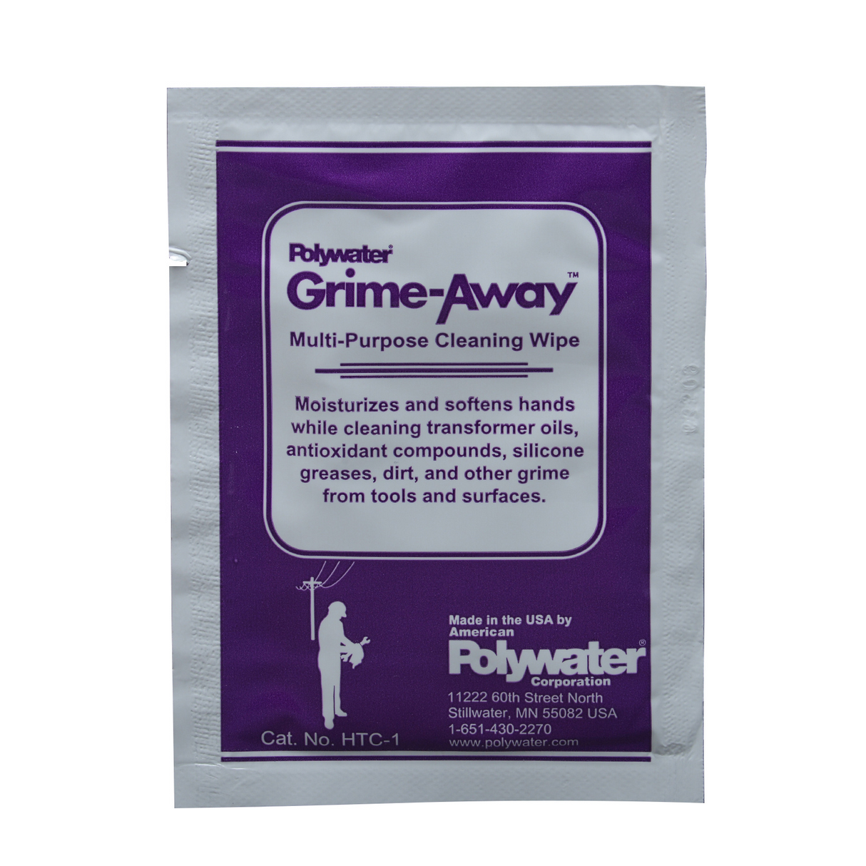 Polywater Grime-Away Cleaning Wipes | Utility Pipe Supply