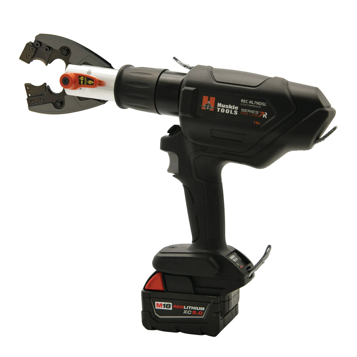 6-Ton Pistol Grip Crimping & Cutting Tool | Interchangeable Jaws | REC-RL7NDCUT | Milwaukee LXT