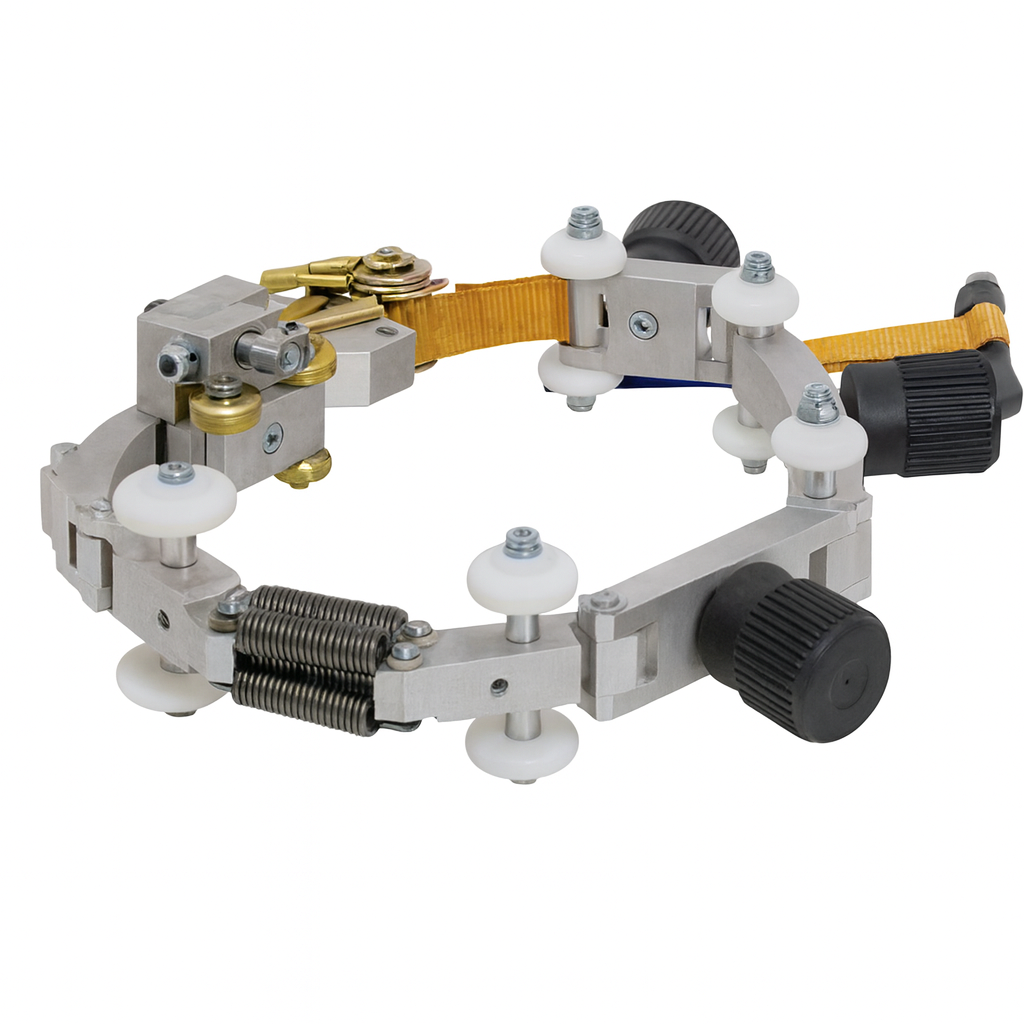 Inter-Locking Chain Scraper/Peeler Tool for HDPE Pipe Surface Preparation