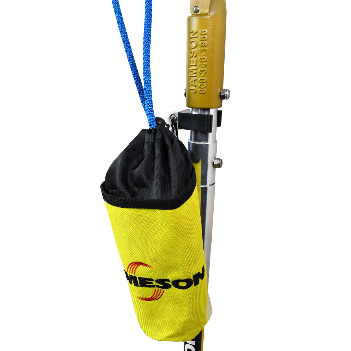 Jameson JE-6PKG-7 foam core fiberglass pole and ferrule detail