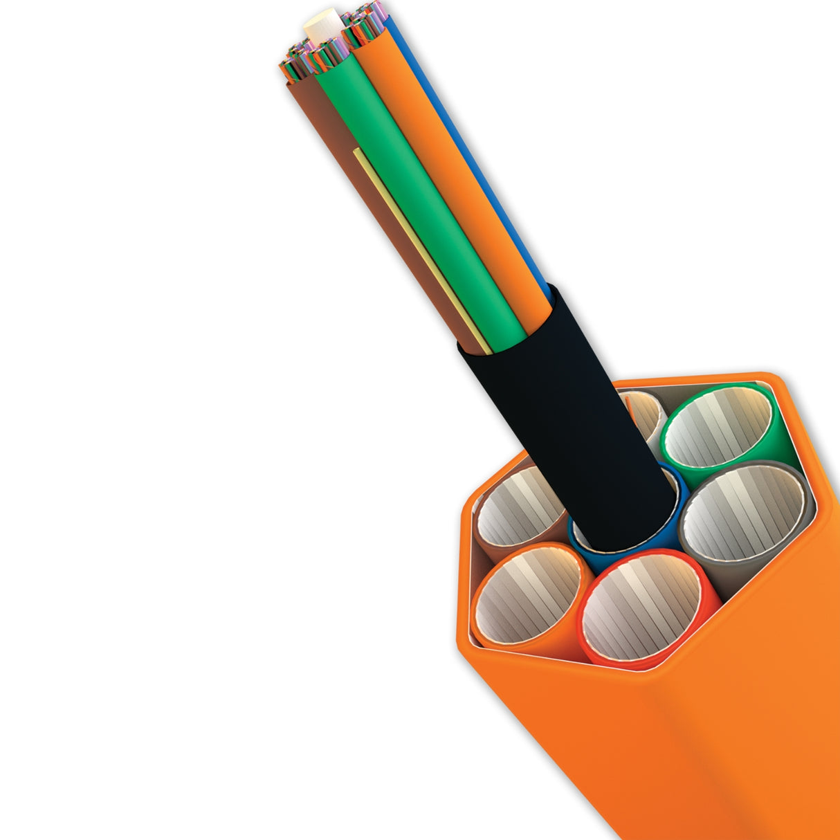 Durable eABF Riser Cables - Reliable Blown Fiber Solution | Utility Pipe Supply