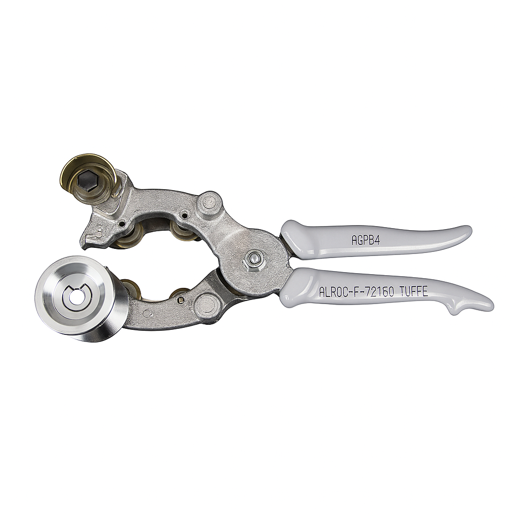 Lead sheath cable pliers with dual-cut design for LV/MV prep, featuring durable handles and precision cutting capability.