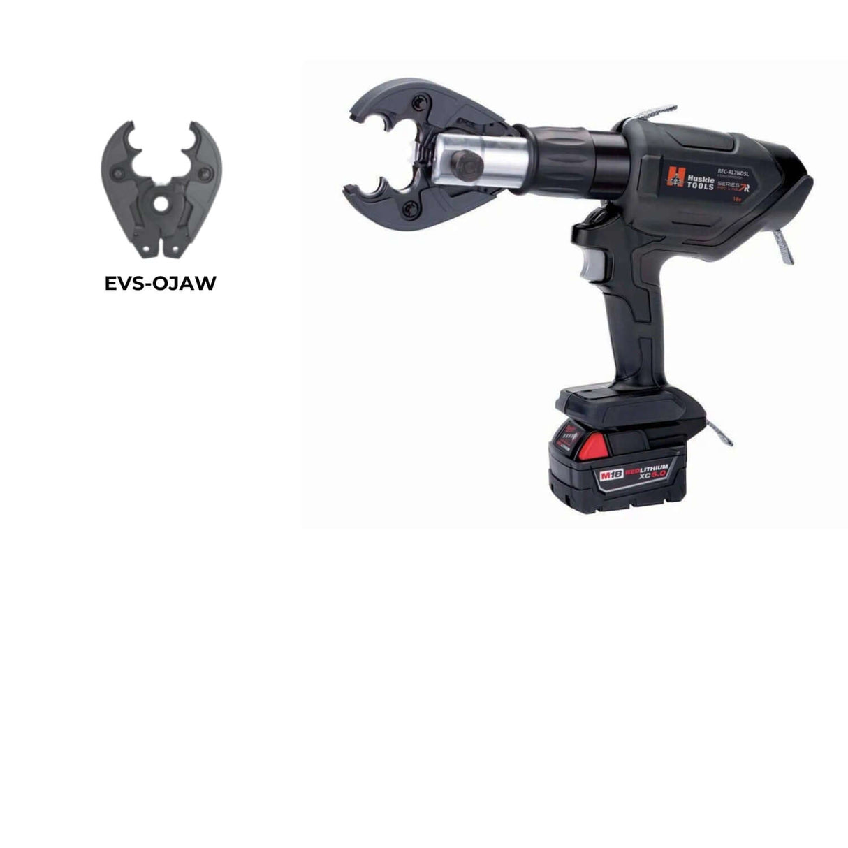 6 TON CRIMPING TOOL WITH CHANGEABLE HEADS | FITS MILWAUKEE | Utility Pipe Supply