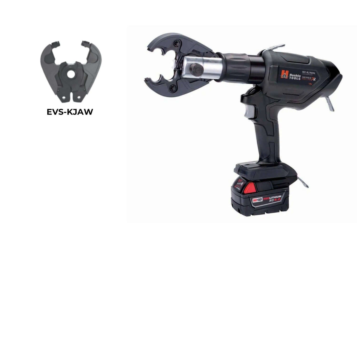 6 TON CRIMPING TOOL WITH CHANGEABLE HEADS | FITS MILWAUKEE | Utility Pipe Supply