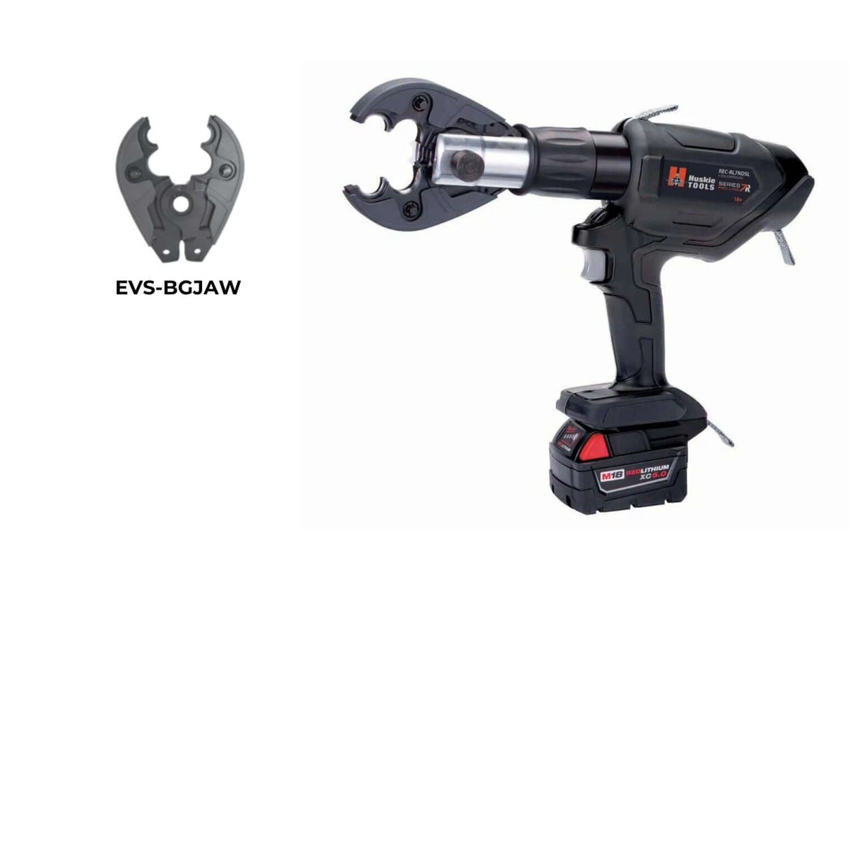 6 TON CRIMPING TOOL WITH CHANGEABLE HEADS | FITS MILWAUKEE | Utility Pipe Supply