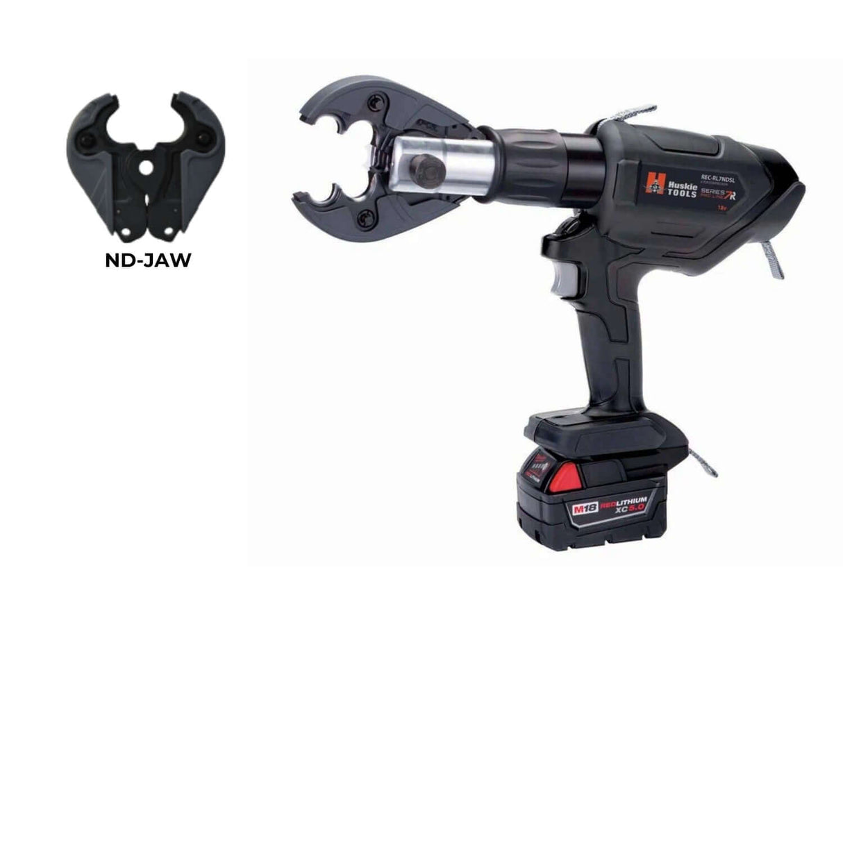 6 TON CRIMPING TOOL WITH CHANGEABLE HEADS | FITS MILWAUKEE | Utility Pipe Supply