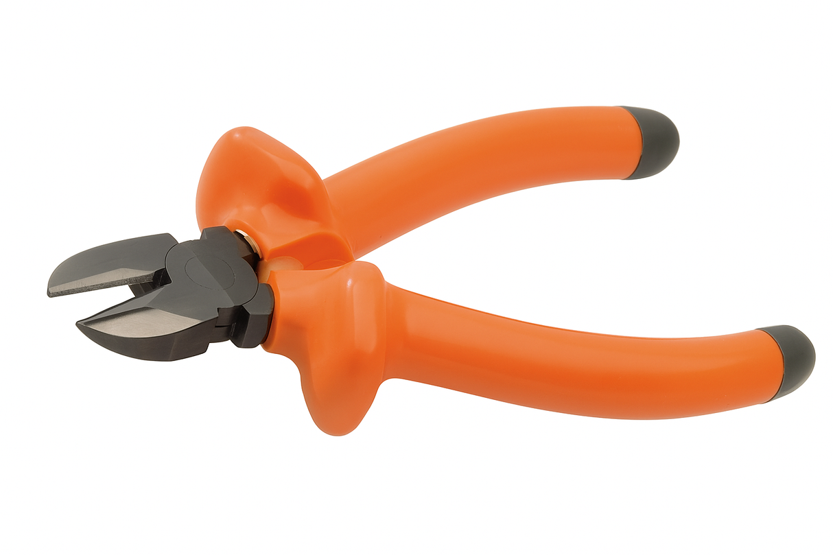 Insulated side cutting and cable cutting pliers with PENTA Grip and 1000V protection for safe electrical work.