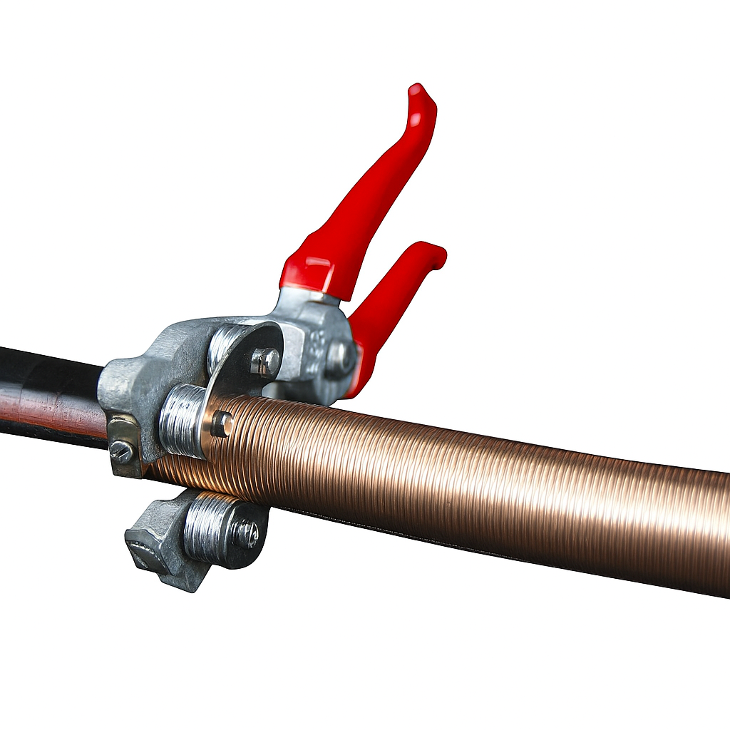 Pliers designed for removing corrugated shields, featuring a circular cut mechanism for efficient LC shield removal.