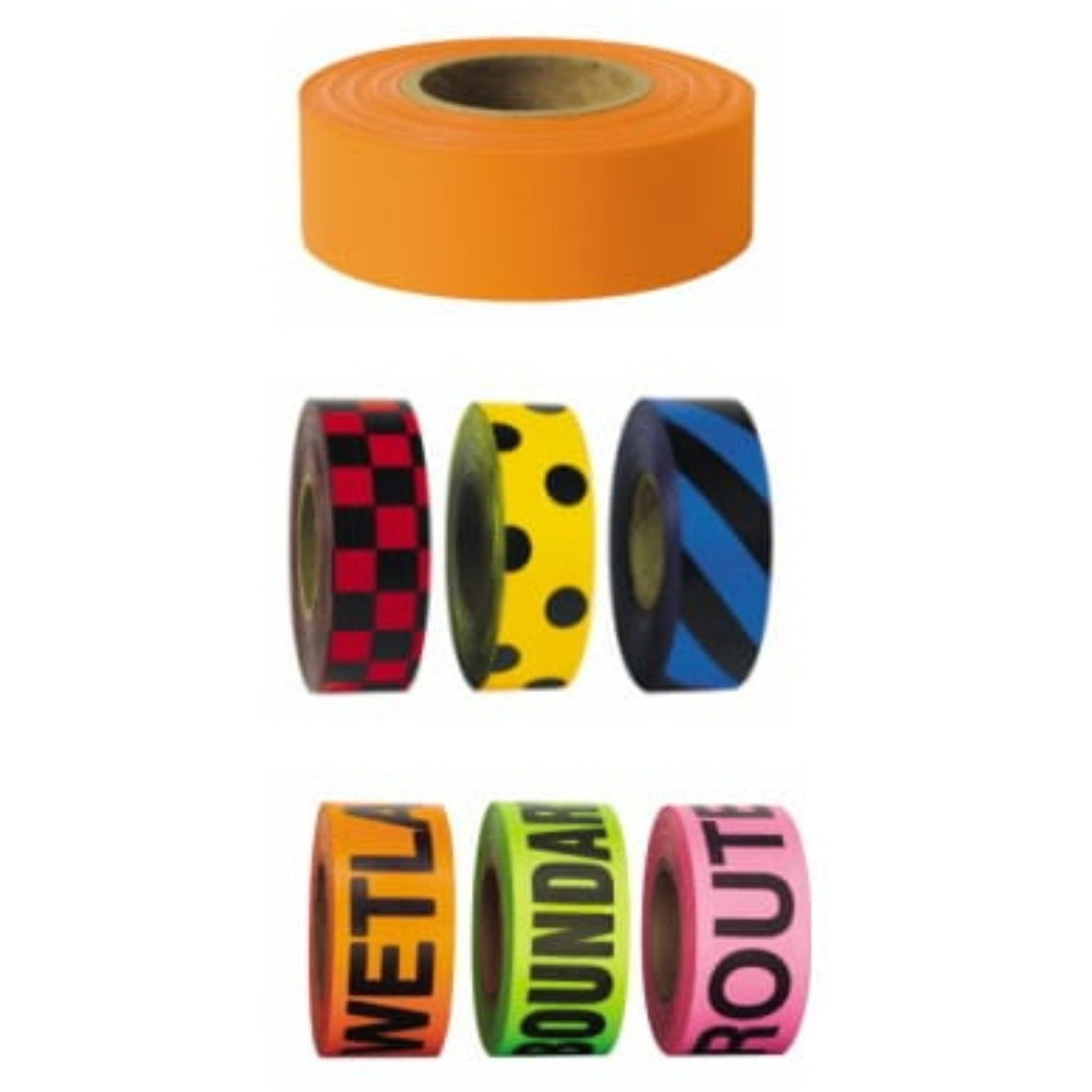 Polka Dot Patterned Roll Flagging | Utility Pipe Supply