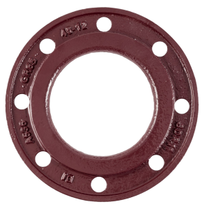 Red Oxide Ductile Iron Back-Up Ring for IPS & DIPS HDPE Flange Connections, SDR 7–11