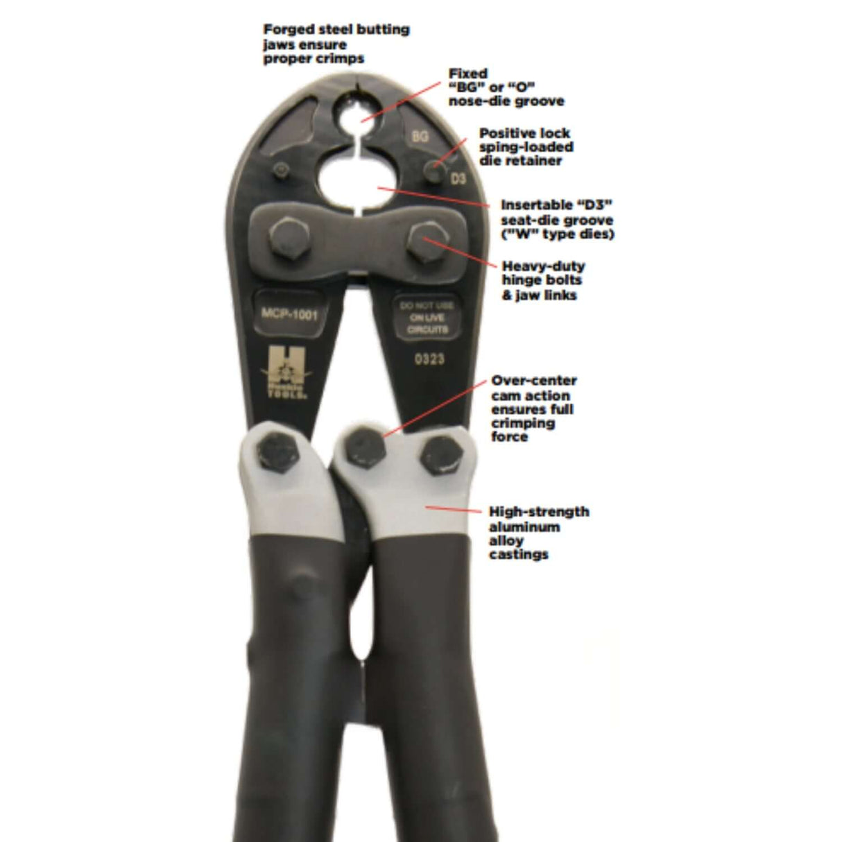 4.5 Ton Manual Mechanical Crimping Tools | Utility Pipe Supply