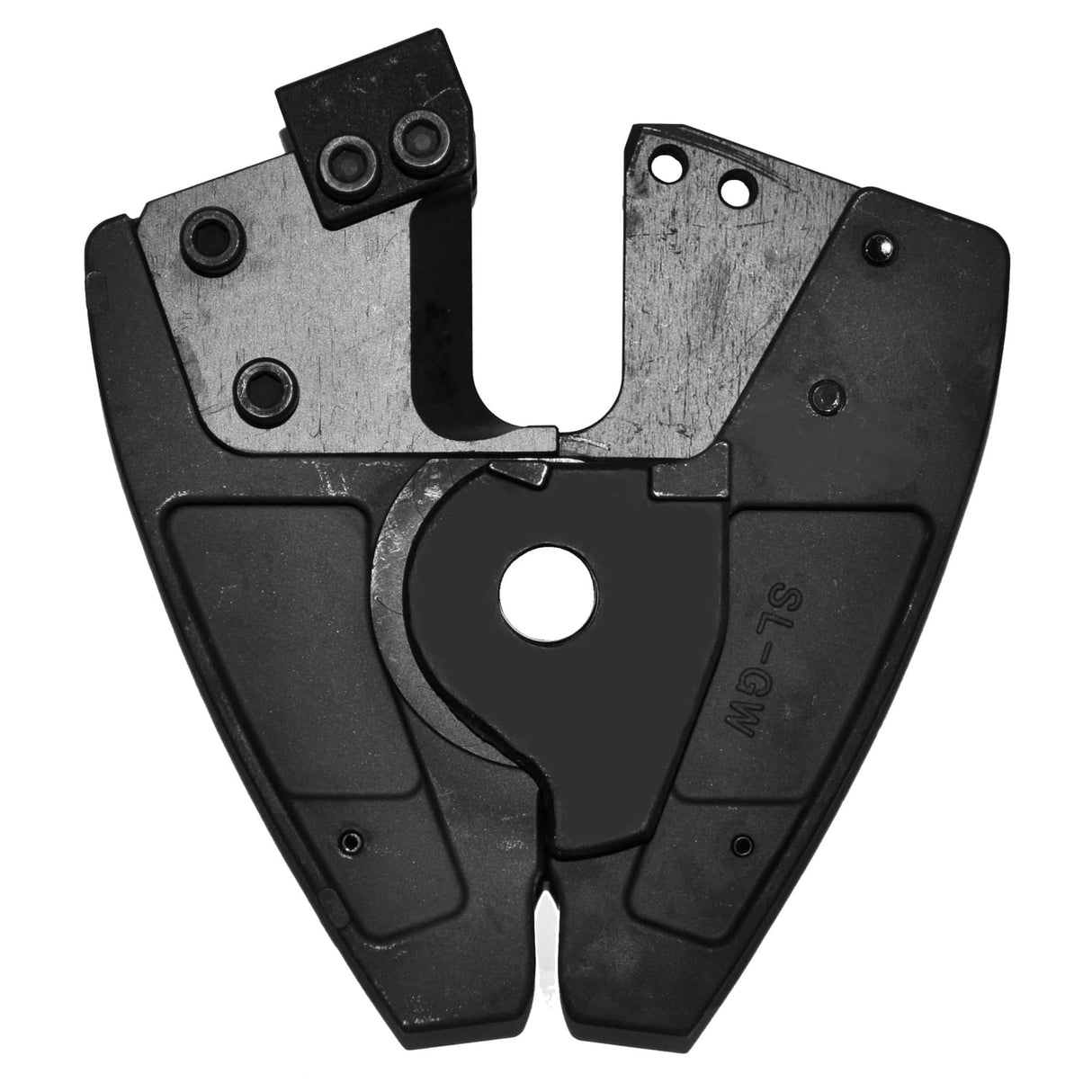 6 Ton inline cutting tool head with interchangeable system, compatible with Makita LXT for efficient utility applications.