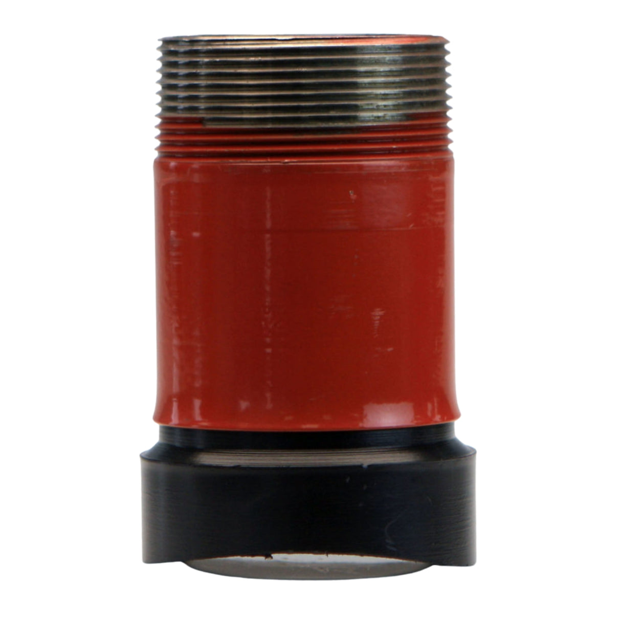 Series 525 branch saddle with male transition, featuring HDPE material and threaded male NPT connection.